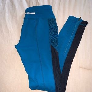 Zella ankle zip mesh leggings